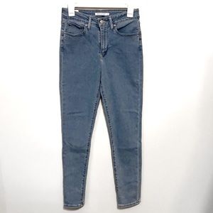 Levi 721 High Rise Skinny Jeans Light Washed